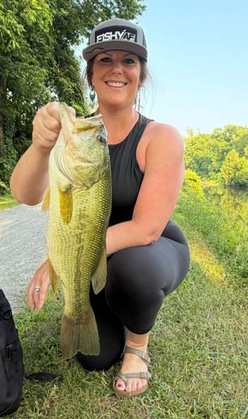 Sean DePoala and his wife, Marcy, share their fishing adventures through their Shoreline Monsters YouTube and Instagram accounts. They aim to help other anglers improve. Photo courtesy of Sean DePoala