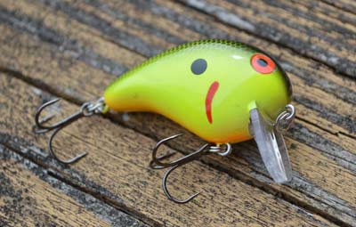 Square-bill crankbaits are at home in shallow water filled with heavy cover. You’ll get the most bites by banging them into every piece of cover that you can find. Photo by Pete M. Anderson