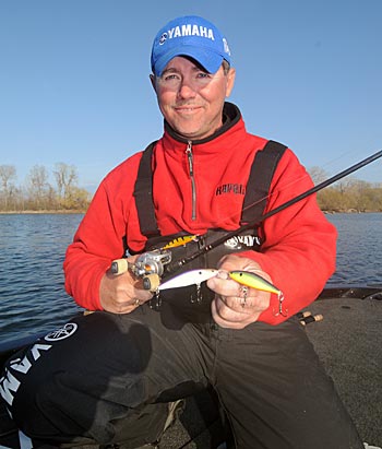 Touring pro Dave Lefebre fishes jerkbaits in a variety of sizes and colors to catch smallmouth bass on Northern waters.