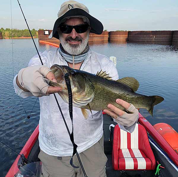 A nice lake Kissimmee largemouth caught by forum member Hawgenvy