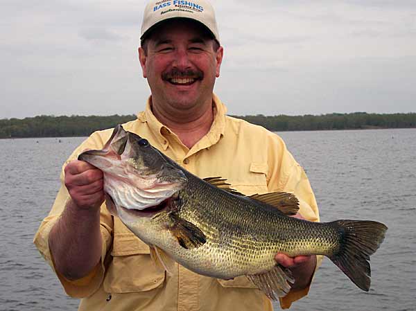 BassResource founder Glenn May with an 8-pounder from Lake Fork