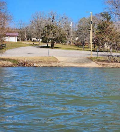 Sugar Loaf Lake Boat Ramp on February 9th, 2023
