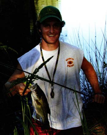If you focus on one species of game fish, especially Largemouth bass, a small pond in northern tier states can support a natural population.