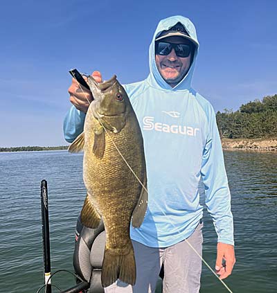A topwater popper is a great way to fool big bass into biting.