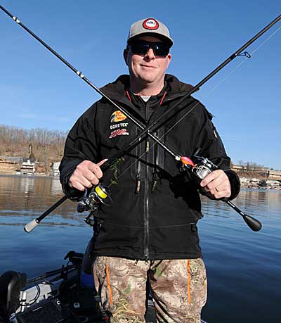 Baitcast and spinning equipment are a necessity for catching prespawn bass with either power or finesse tactics.