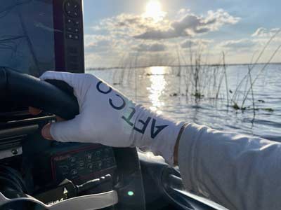 Sun gloves have become a must-have product. They keep the sun from damaging my skin and also help to protect me from minor cuts from fish.