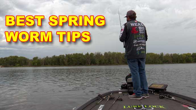 Spring Worm Fishing Tips for Bass Fishing, Video