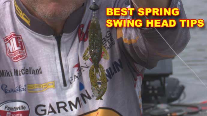 Spring Bass Fishing with Wobble Head Jigs with Mike McClelland, Video