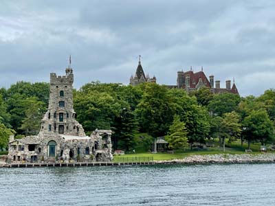 Besides the amazing fishing, the St. Lawrence River offers unique sights and backdrops.