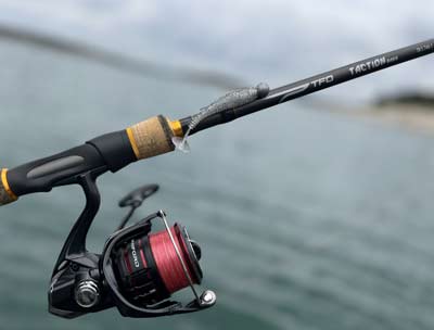 A small swimbait is simple to fish and works wonders for catching bass feeding on small baitfish.