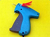 Simple, inexpensive tagging guns are easy to use.