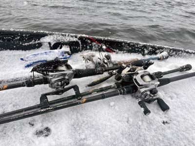 Fishing during the winter months can be great despite cold temperatures.