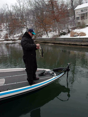 Former Bass Fishing League All-American champion Brian Maloney suggests wintertime cold fronts have more of a negative effect on anglers than bass.