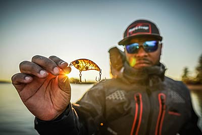 The new SB-57 crankbait has made its way into arsenal of Daniels, Jr.