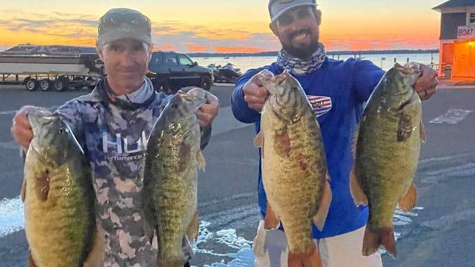 Summer smallmouth fishing