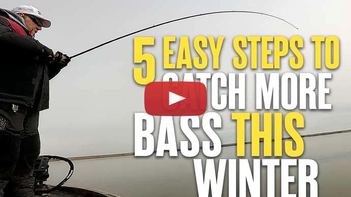 Winter bass fishing