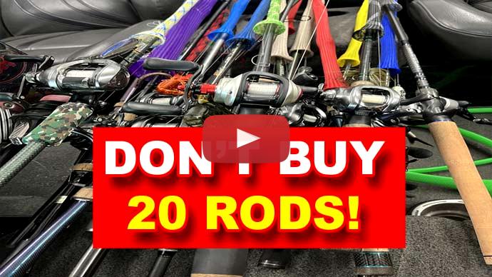 Bass fishing rods