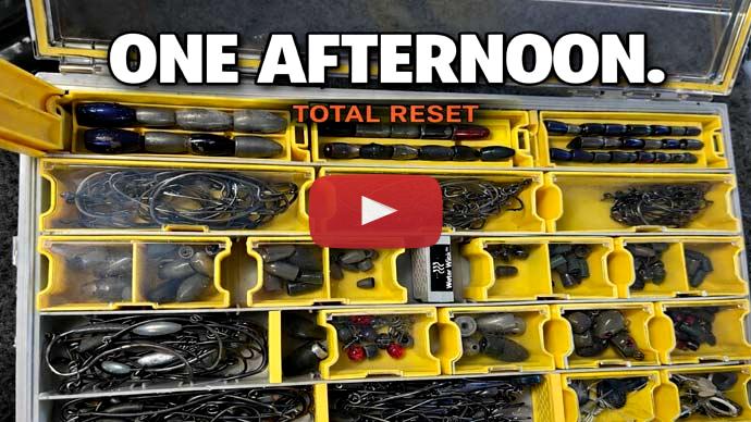 Organize fishing tackle