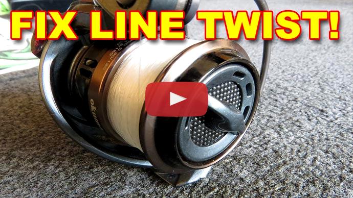 Fix Line Twist In Spinning Reels While Bank Fishing