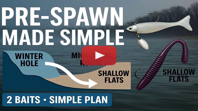Prespawn bass fishing