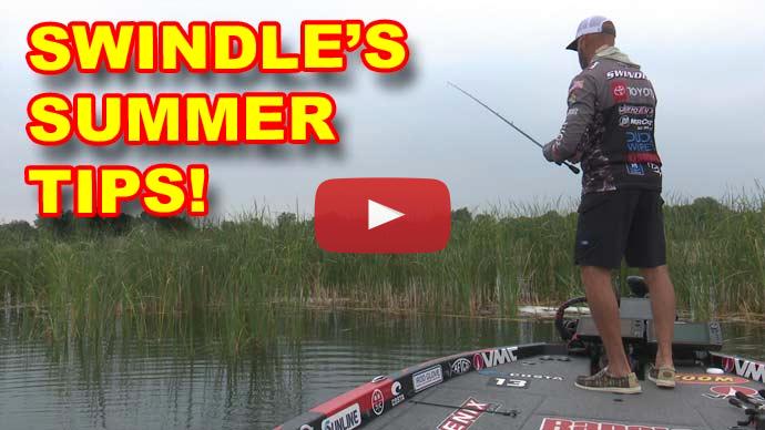 Summer bass fishing