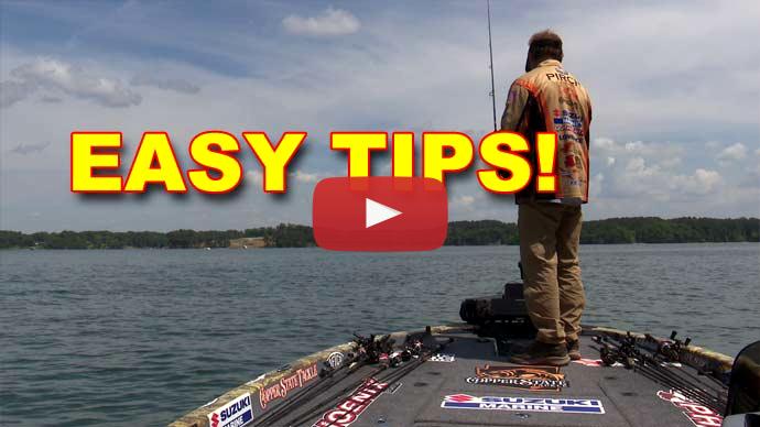 Summer bass fishing