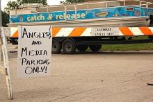 Signs and barricades will be valuable for what may very well be a record number of fans attending the Bassmaster Elite Series event in La Crosse.